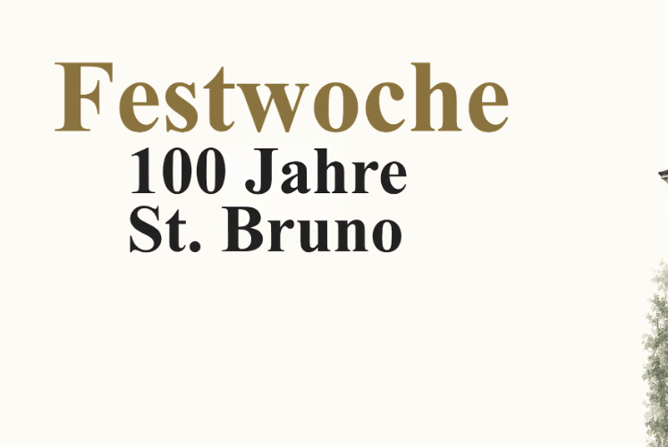 Festwoche 100 Jahre St. Bruno